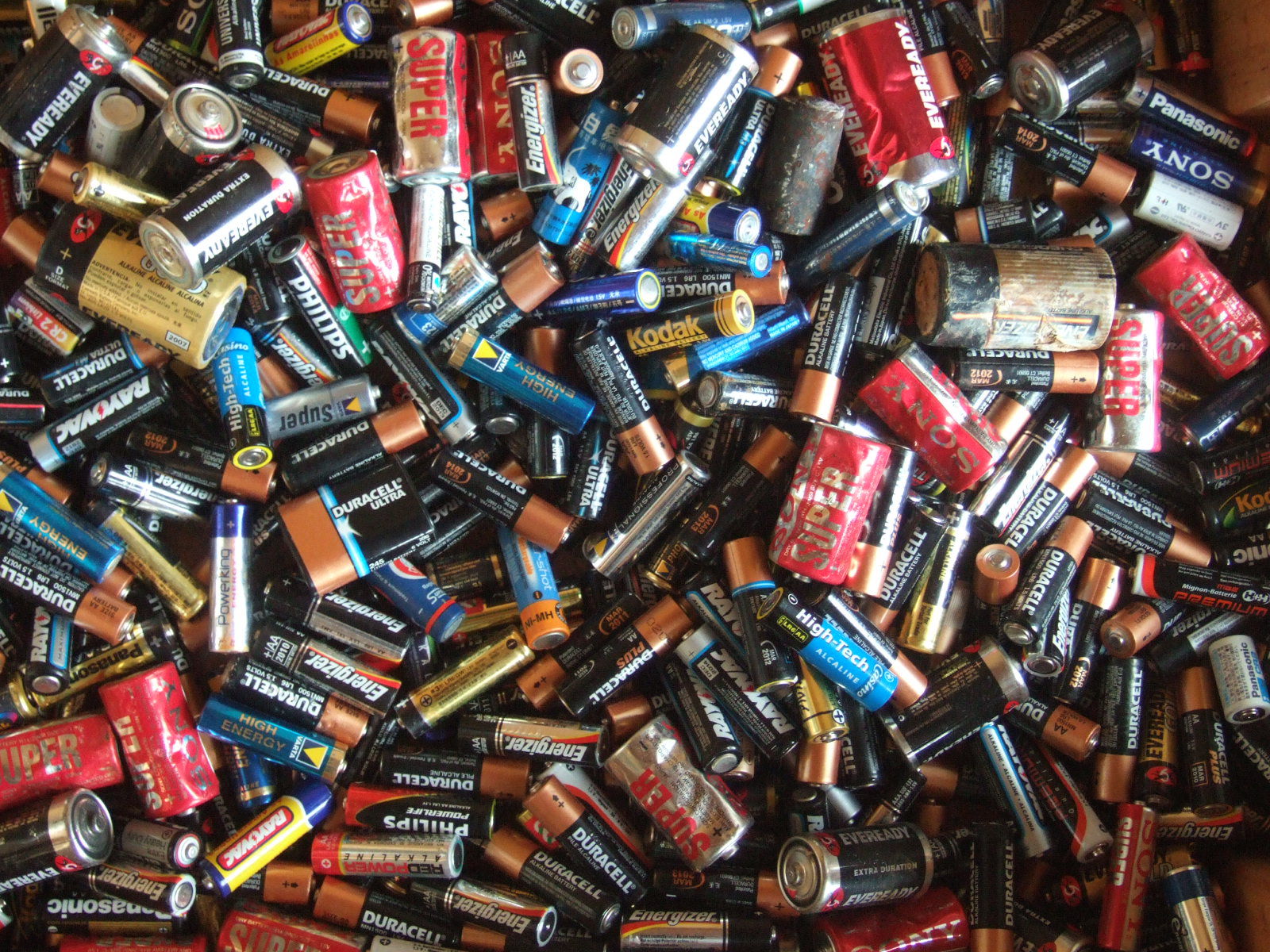 recycling batteries